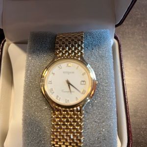 Mens gold watch Whittnauer